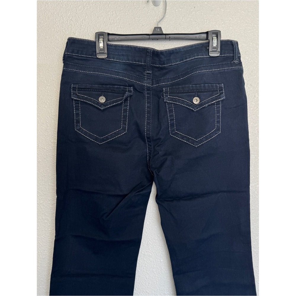 Liverpool 14x32 Rita Bootcut Jeans Dark Wash Handsand Flap Pockets - Picture 6 of 10